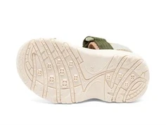 Bisgaard sandal Nico grøn multi 24 til 34 sålen